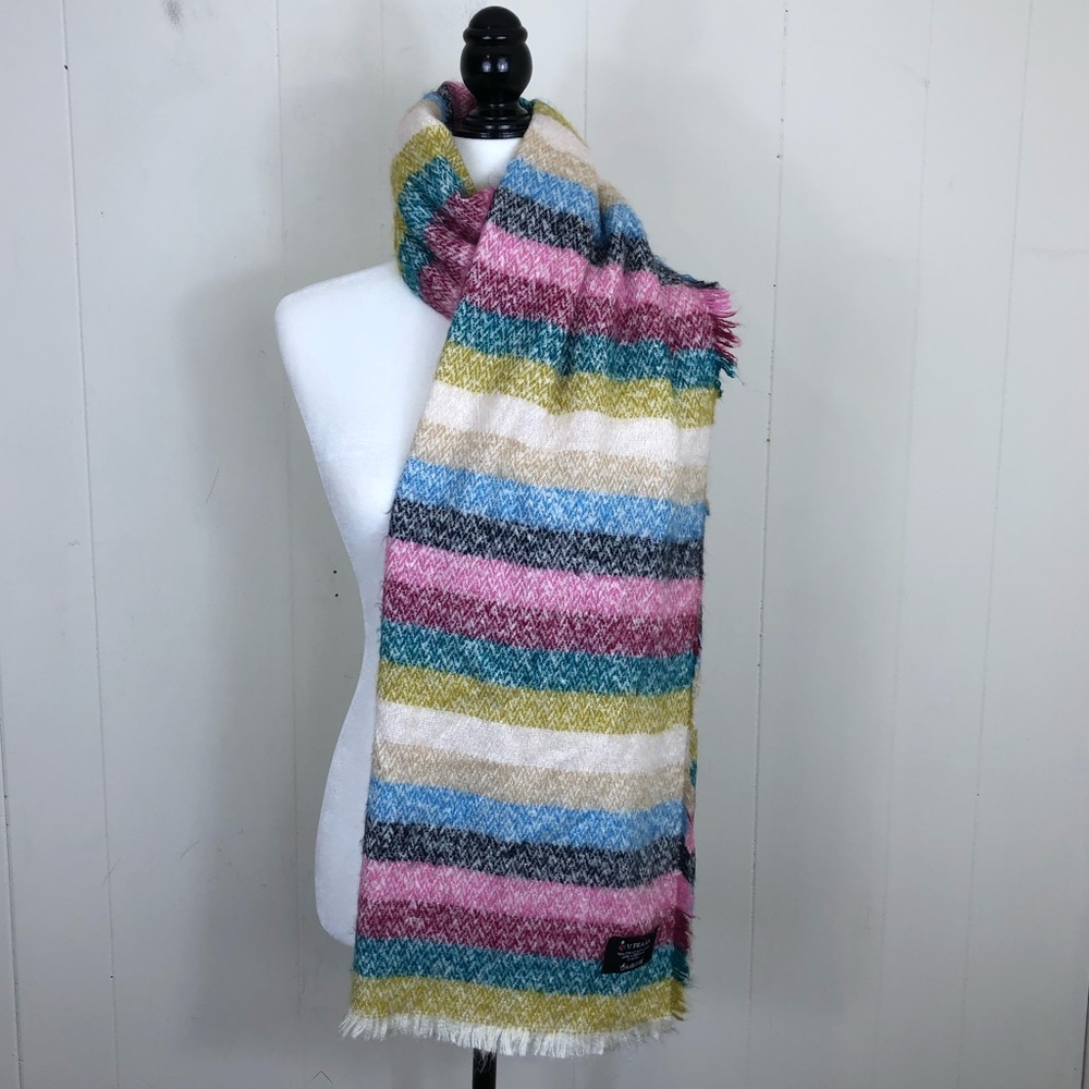 V. Fraas Oversized Colourful Striped‎ Scarf